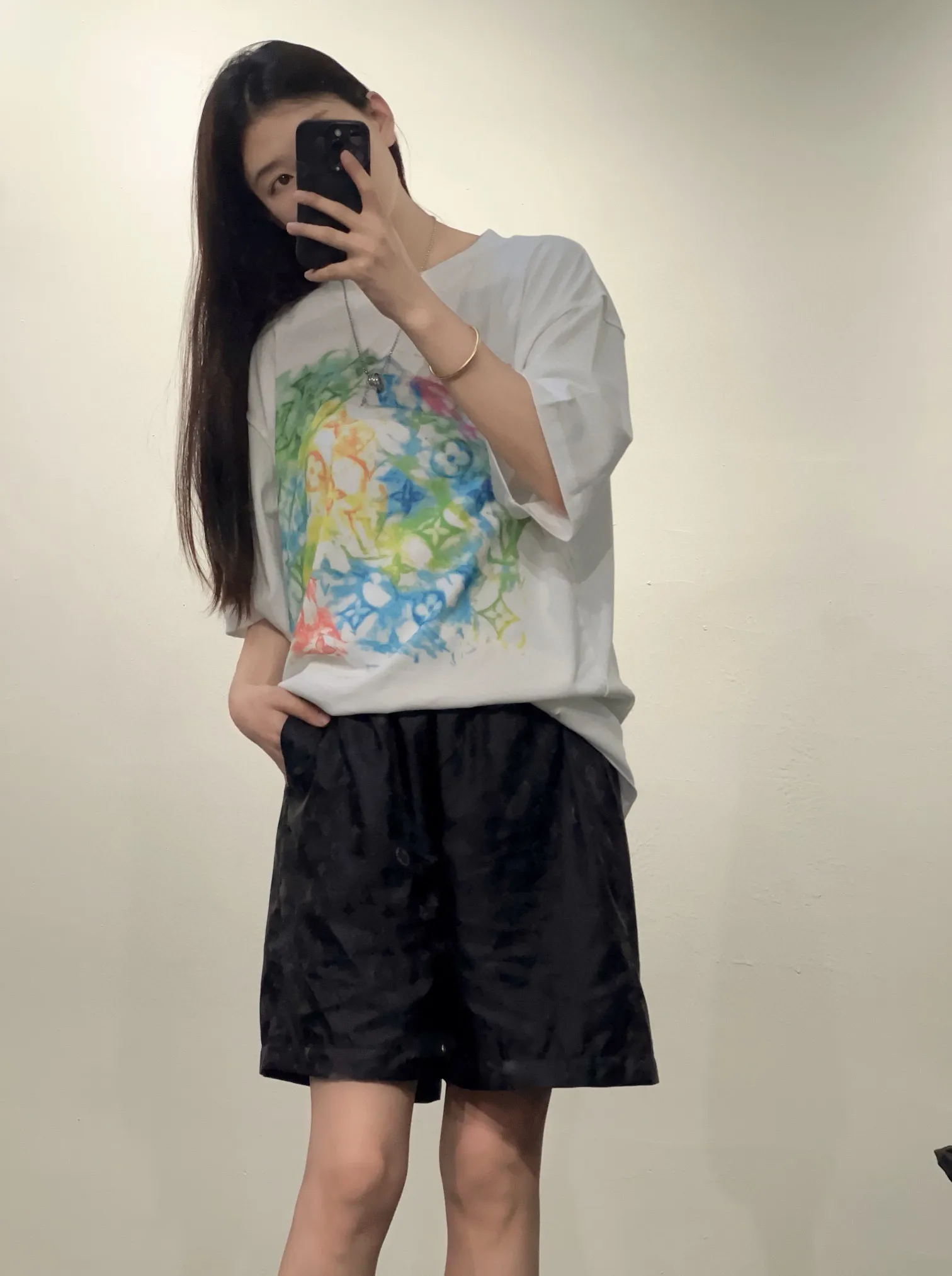 Louis Vuitton/Louis Vuitton Classic dark pattern old flower jacquard beach shorts
